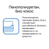 Матрас "ППУ+Кокос" 130x200, высота 5 см